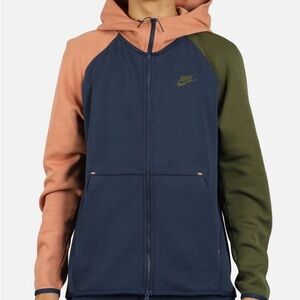 Nike Sportswear Tech Full-Zip Hoodie. Men’s Large. Unisex. Tritone. Like New